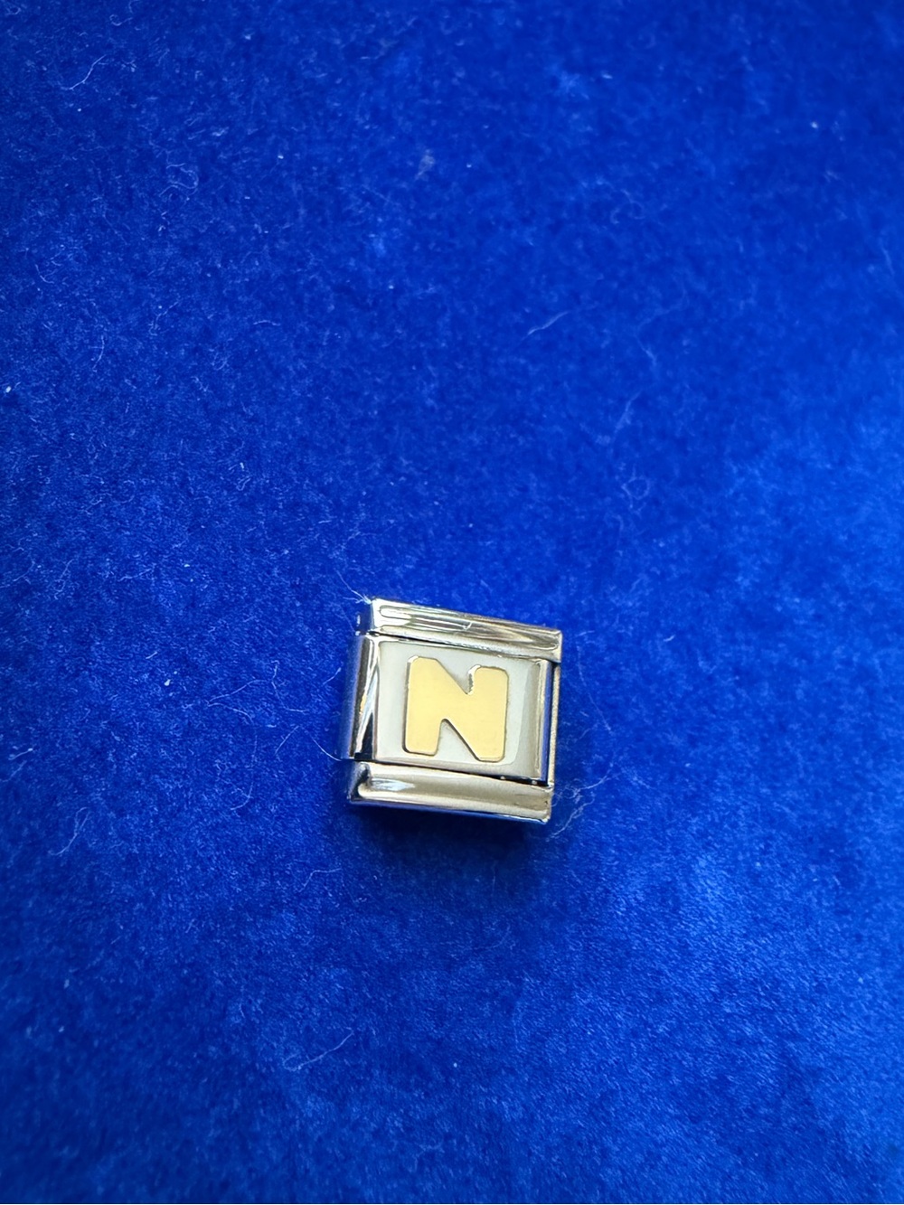 Letter “N” 18k OG Manuel Zed Italian Charm